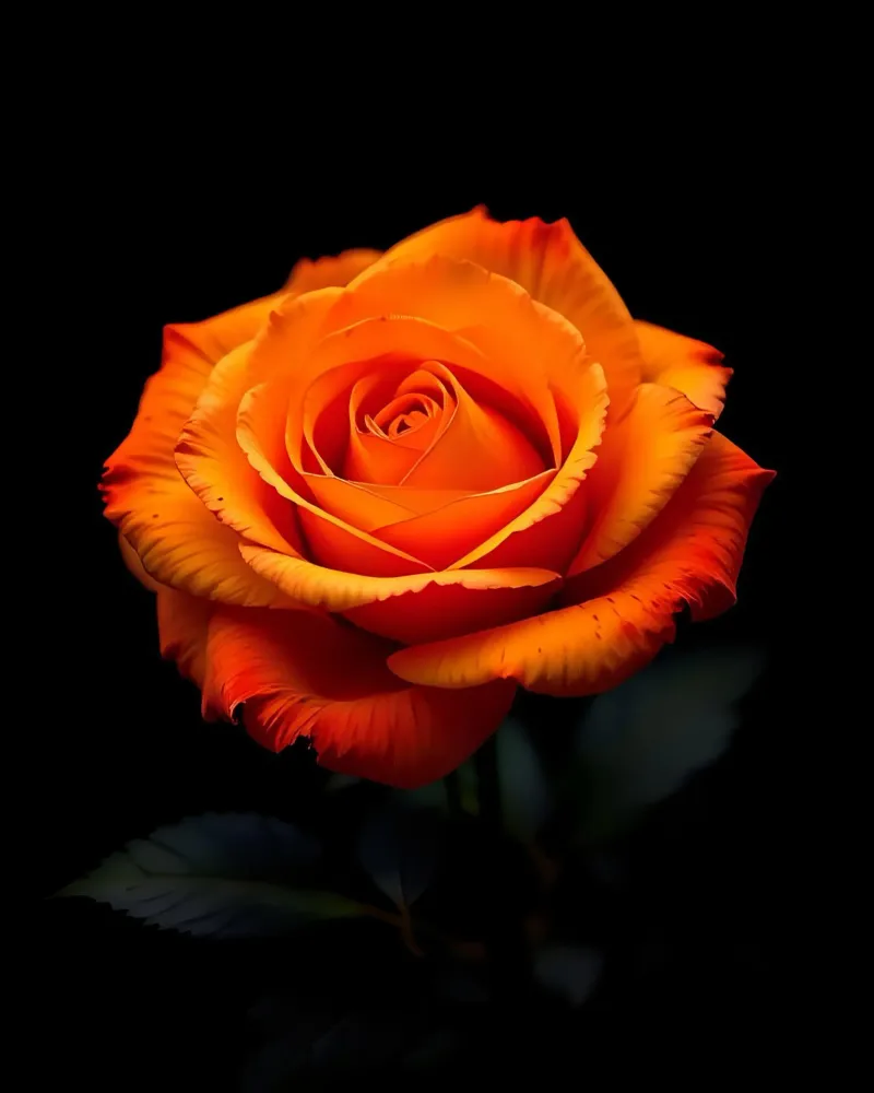 Rosa_arancio_01 pellicola backlit da Farb- und Blütenzauber by LK