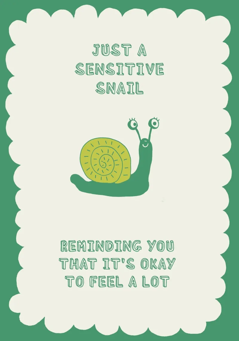 sensitive snail plexiglass da thesoulhugclub
