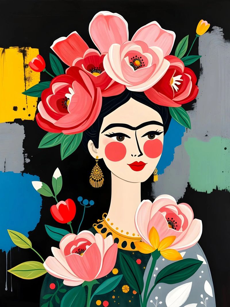 FRIDA KAHLO STYLE MATISSE poster de ARTOMATIC