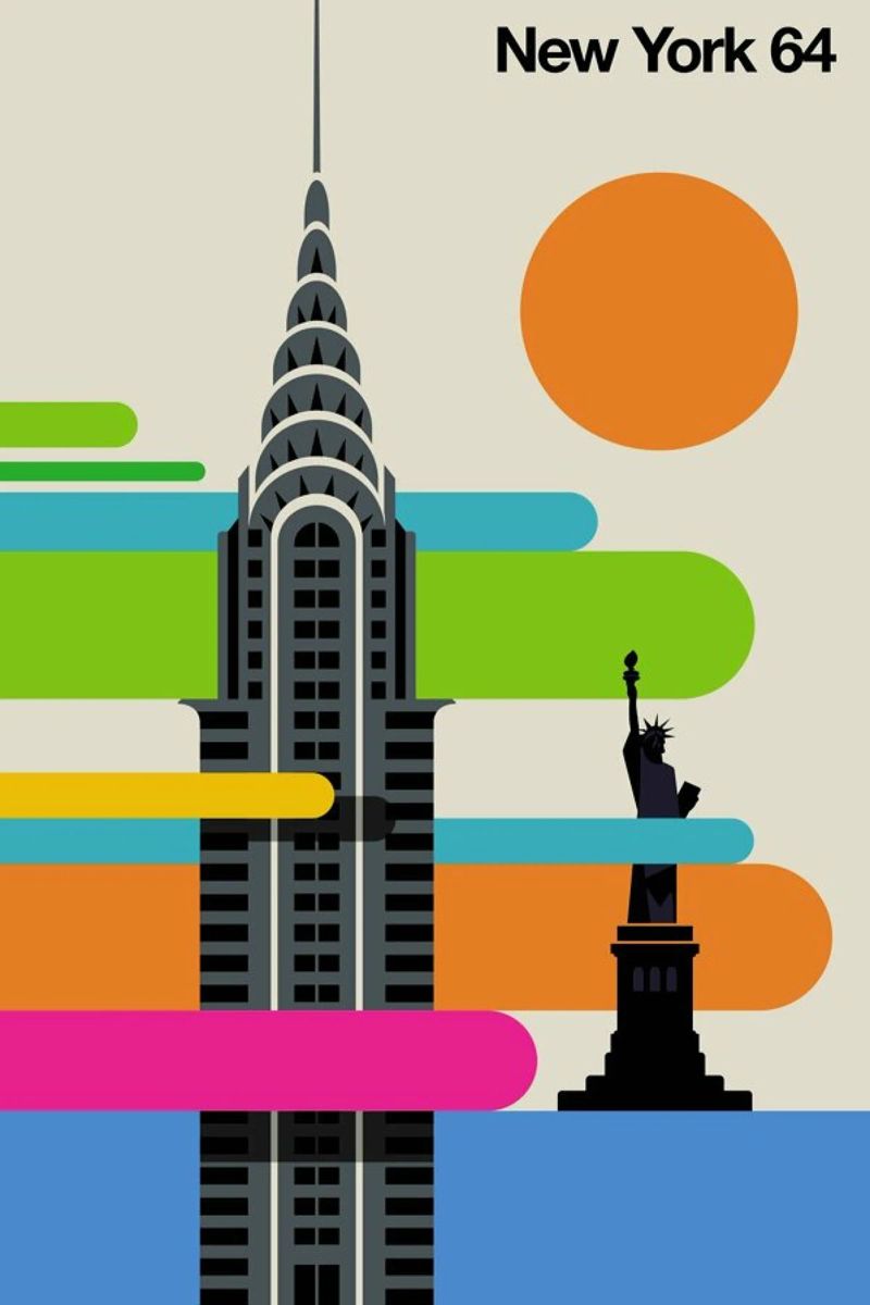 New York 64 poster de Bo Lundberg