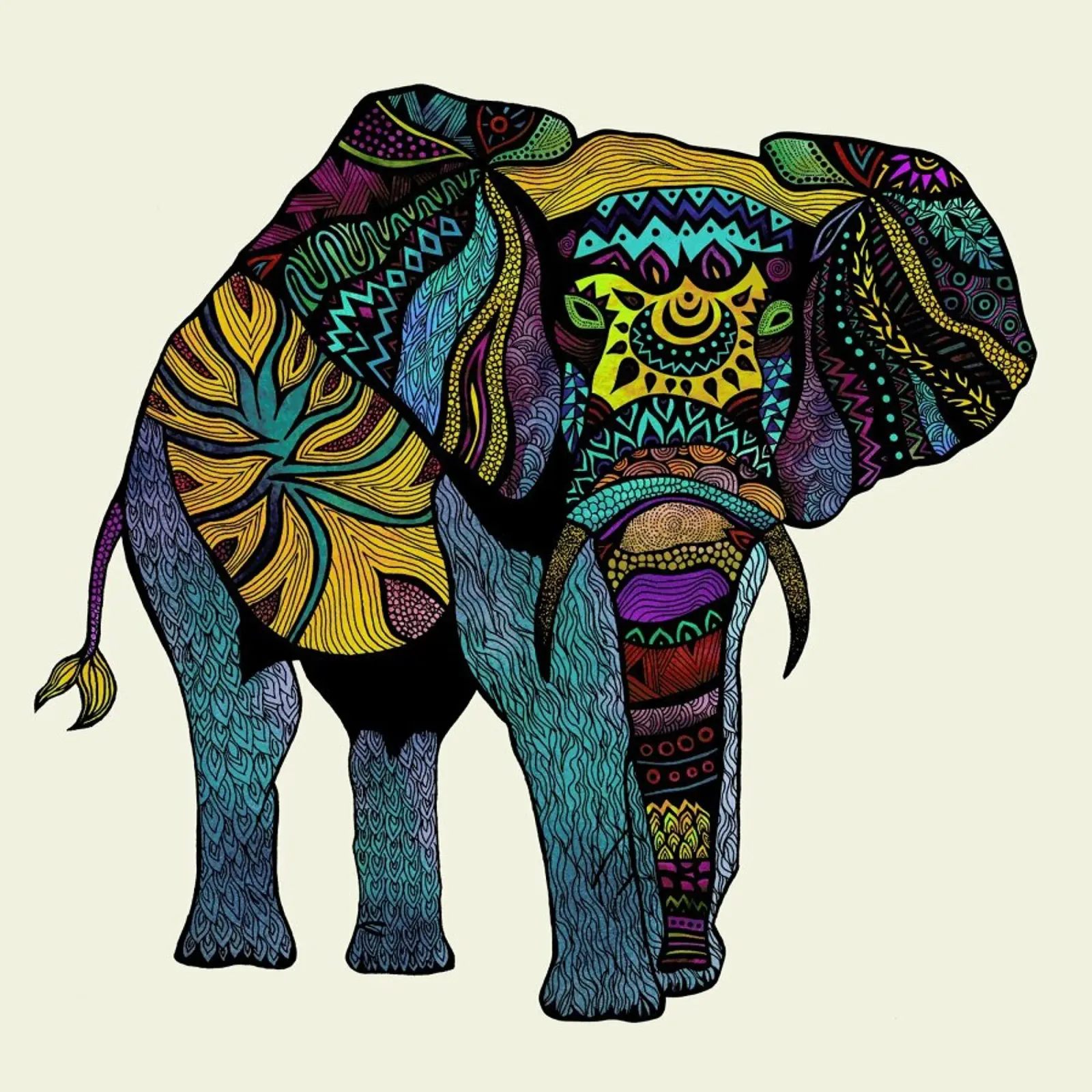 Elephant of Namibia pellicola backlit da Pom Graphic Design