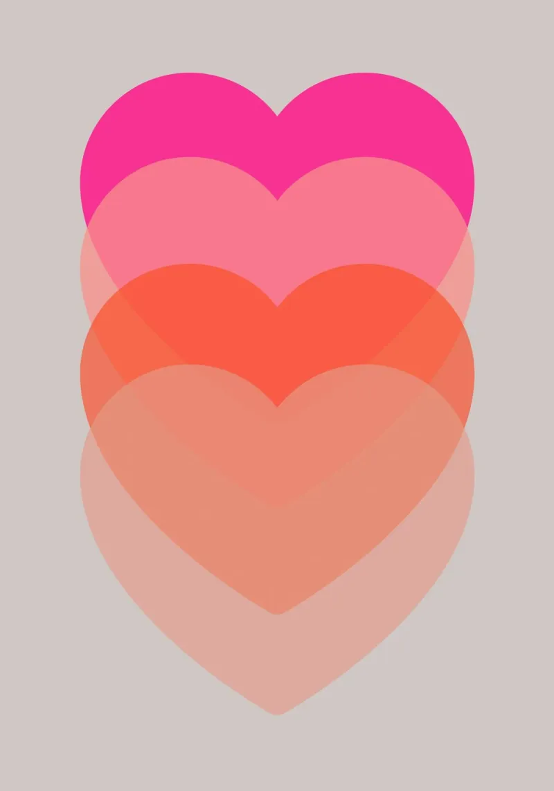 Cuore pulsante pellicola backlit da Rose Beck Art