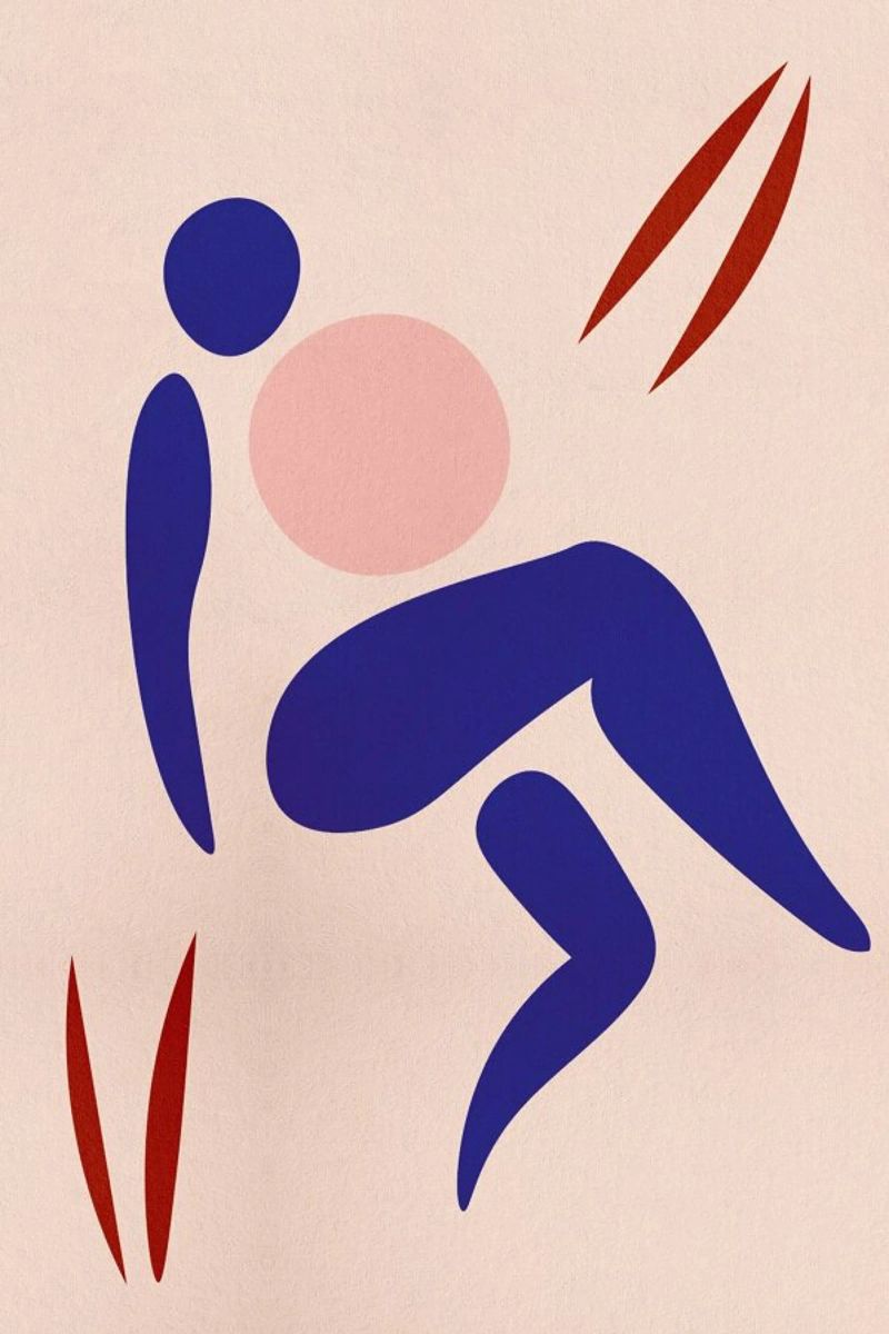 Blue poster by Pure