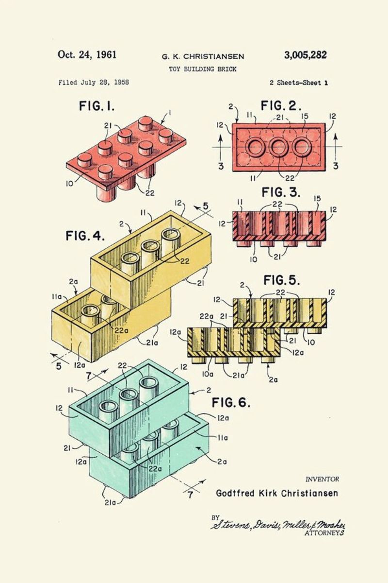 Lego PRINT Colors pellicola backlit da Florent Bodart