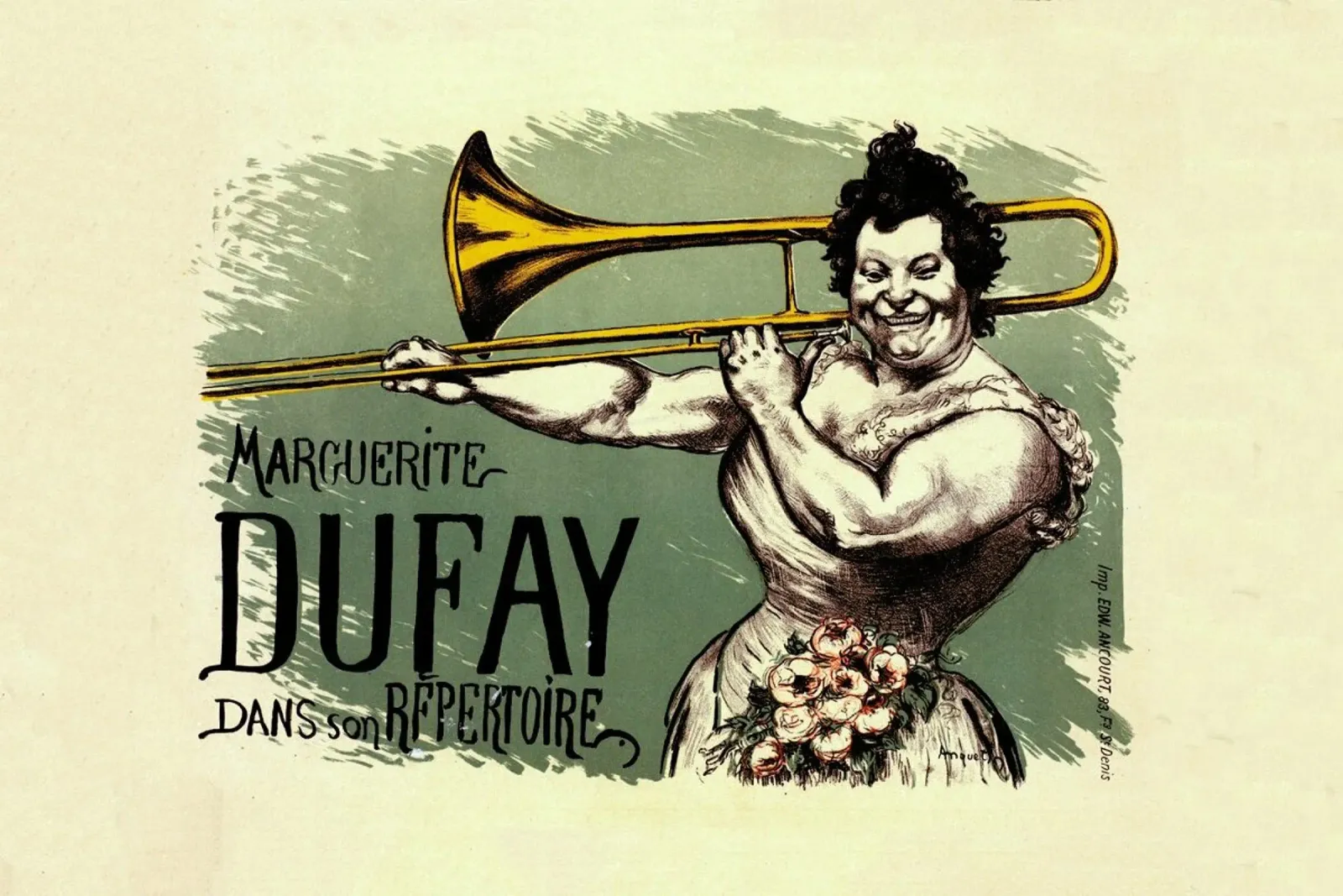 Poster for Marguerite Dufay - Louis Anquetin tela con Cornice a cassetta da Artokoloro Quint Lox Ltd