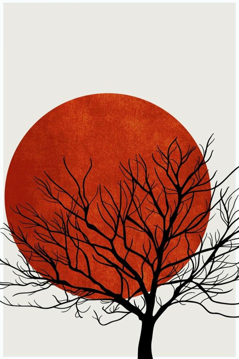 Winter Sunset Poster von Kubistika