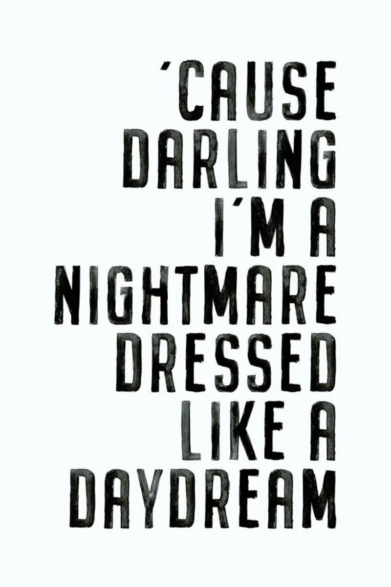Nightmare poster con telaio in plastica da Honeymoon Hotel