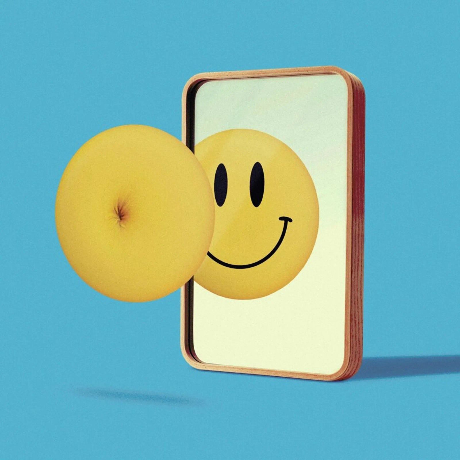 Smiley from Behind Hahnemühle von suckertom