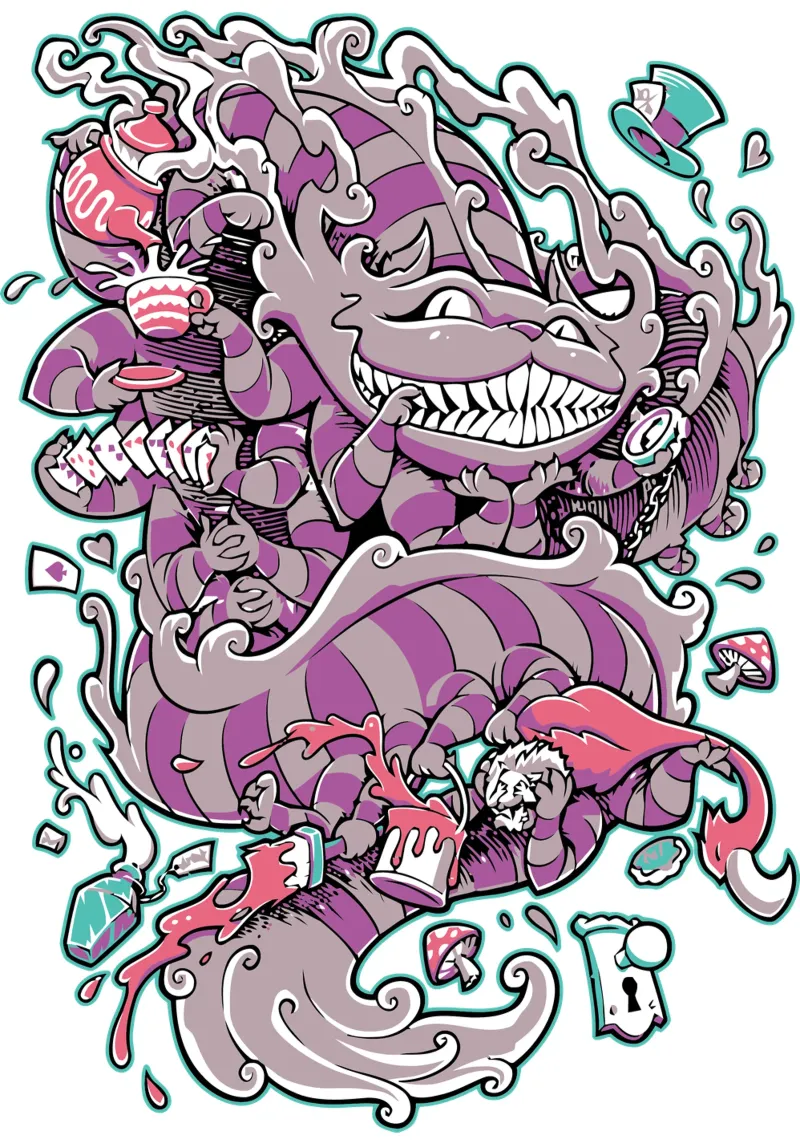 Design dell'arte del serpente carta hahnemühle da nirwanaart