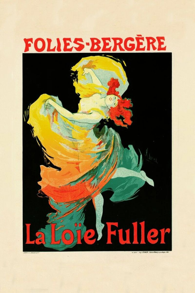 Folies-Berg - Jules Chéret poster da Artokoloro Quint Lox Ltd