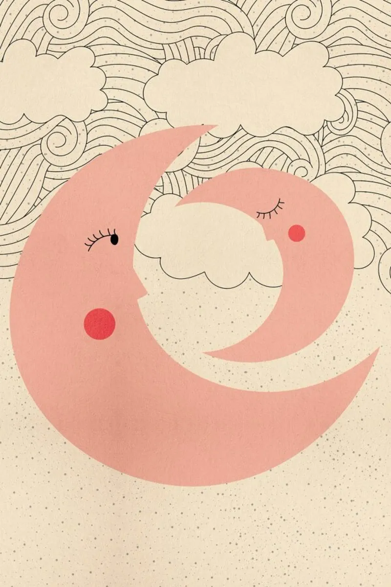 Sweet Dreams poster con telaio in alluminio da Little Flourishes