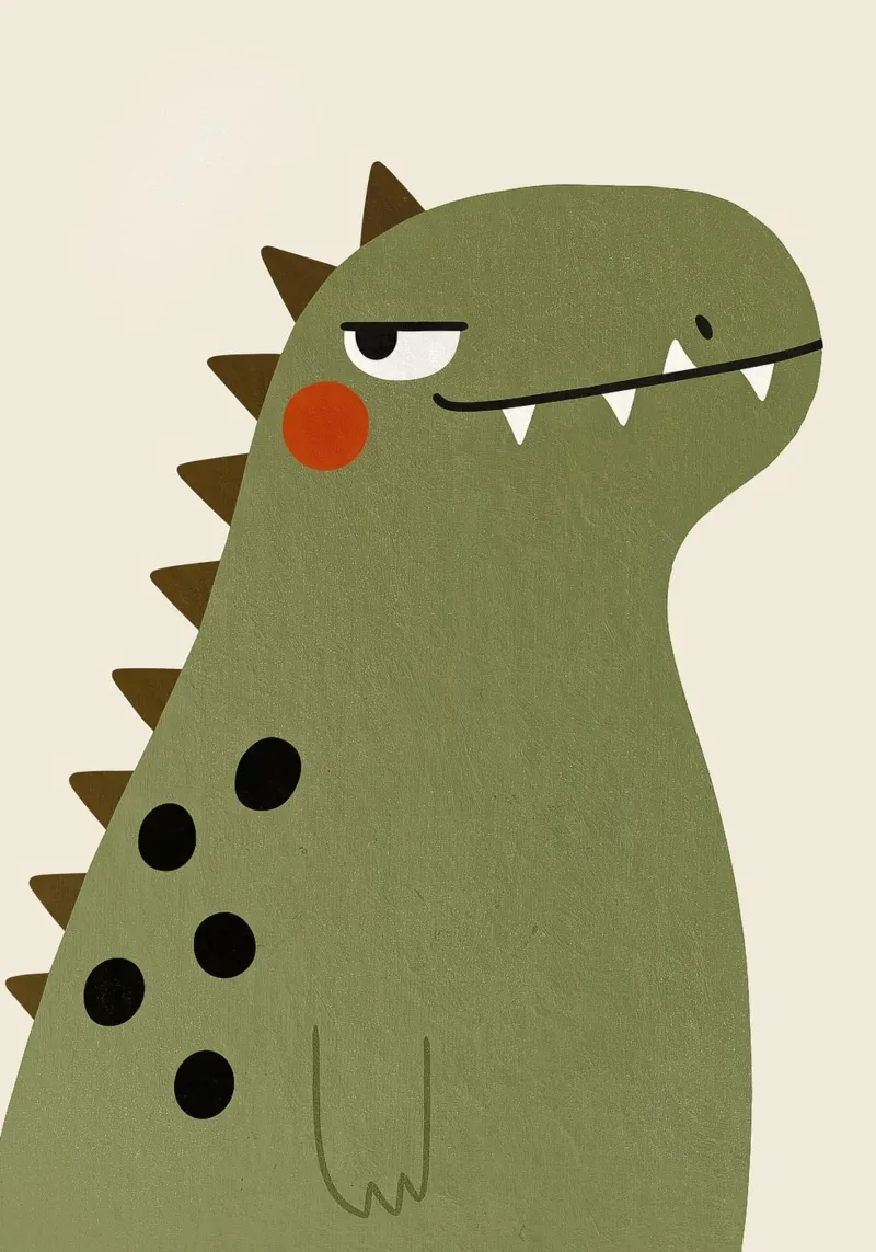 Mr Dino - Piccolo ma potente pellicola backlit da KidzStudio