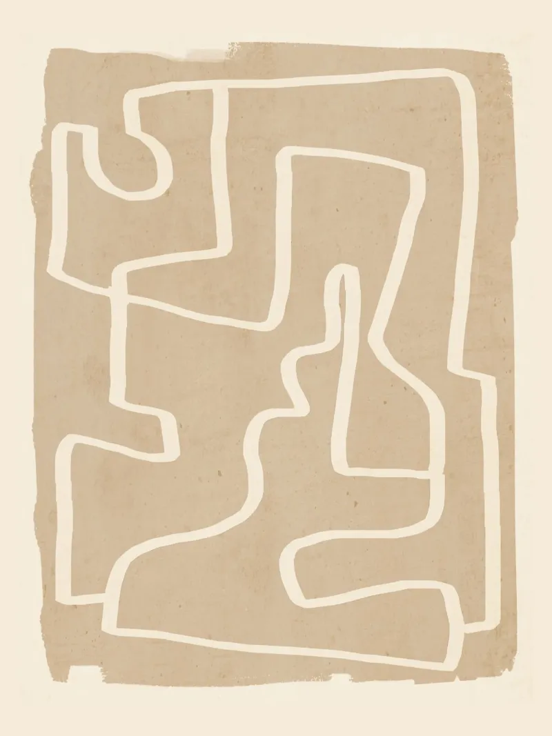 Dessin au trait abstrait 143 hahnemühle de ThingDesign