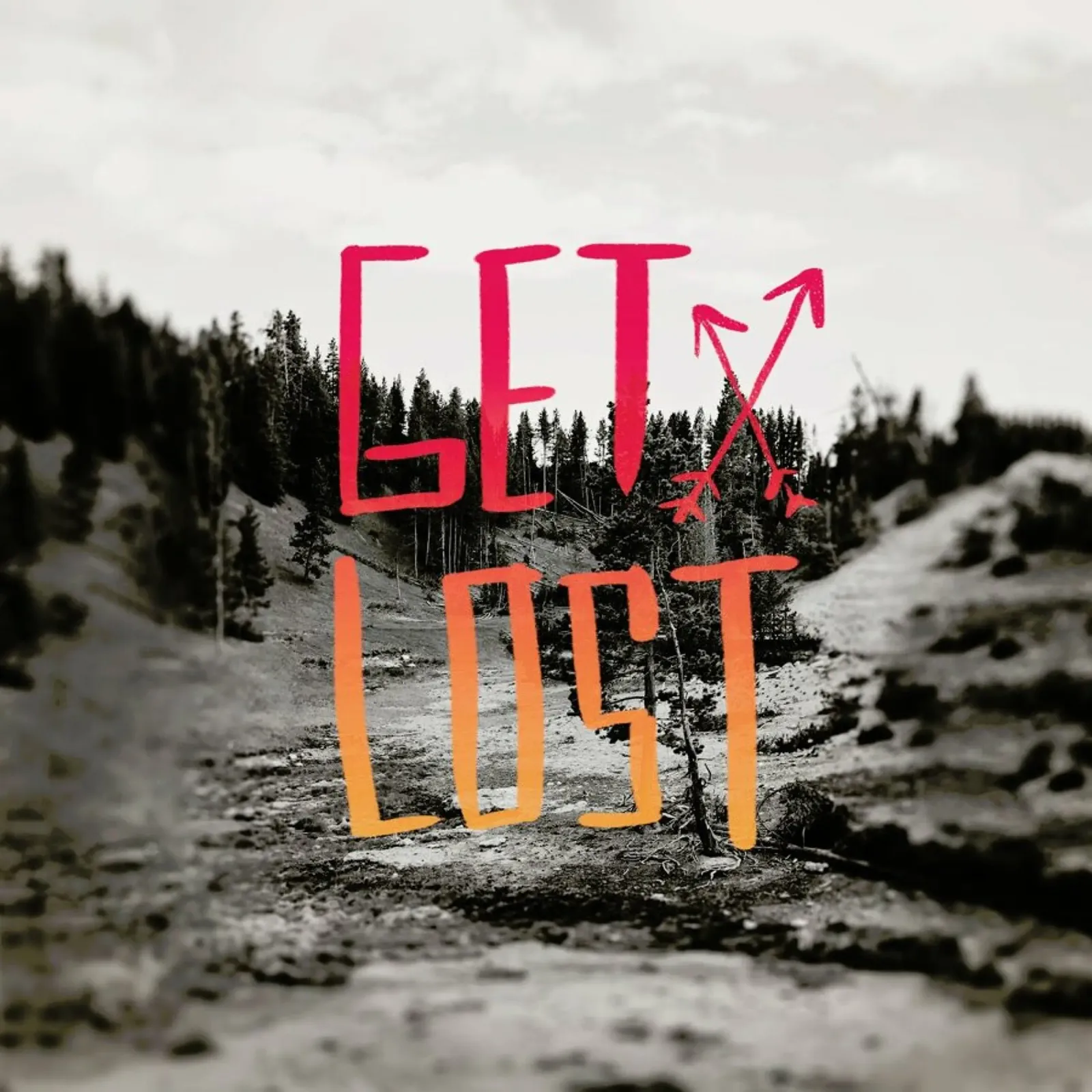 Get Lost - Red pellicola backlit da Leah Flores