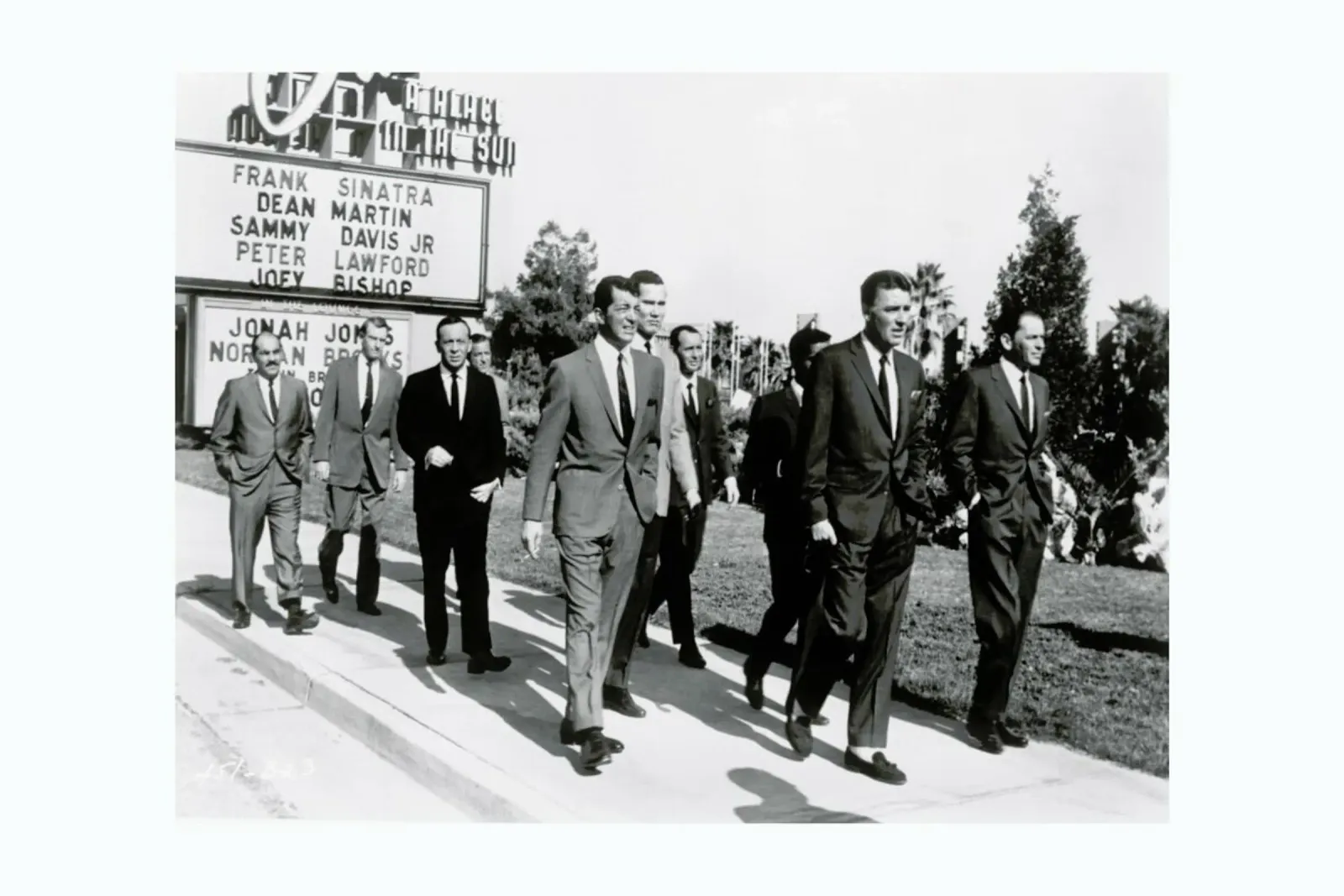 The Rat Pack, 1964 pellicola backlit da Gallery Print and Art Limited