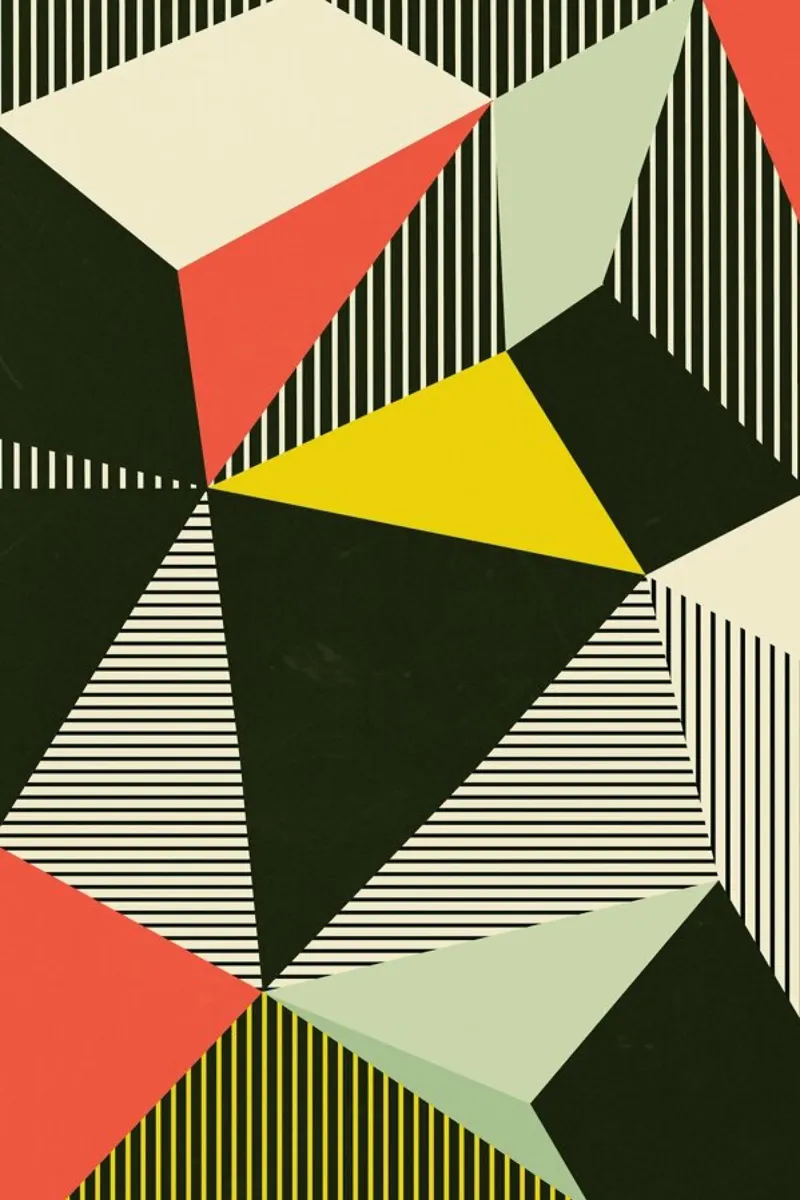 Bauhaus poster con marco de plástico de Metron