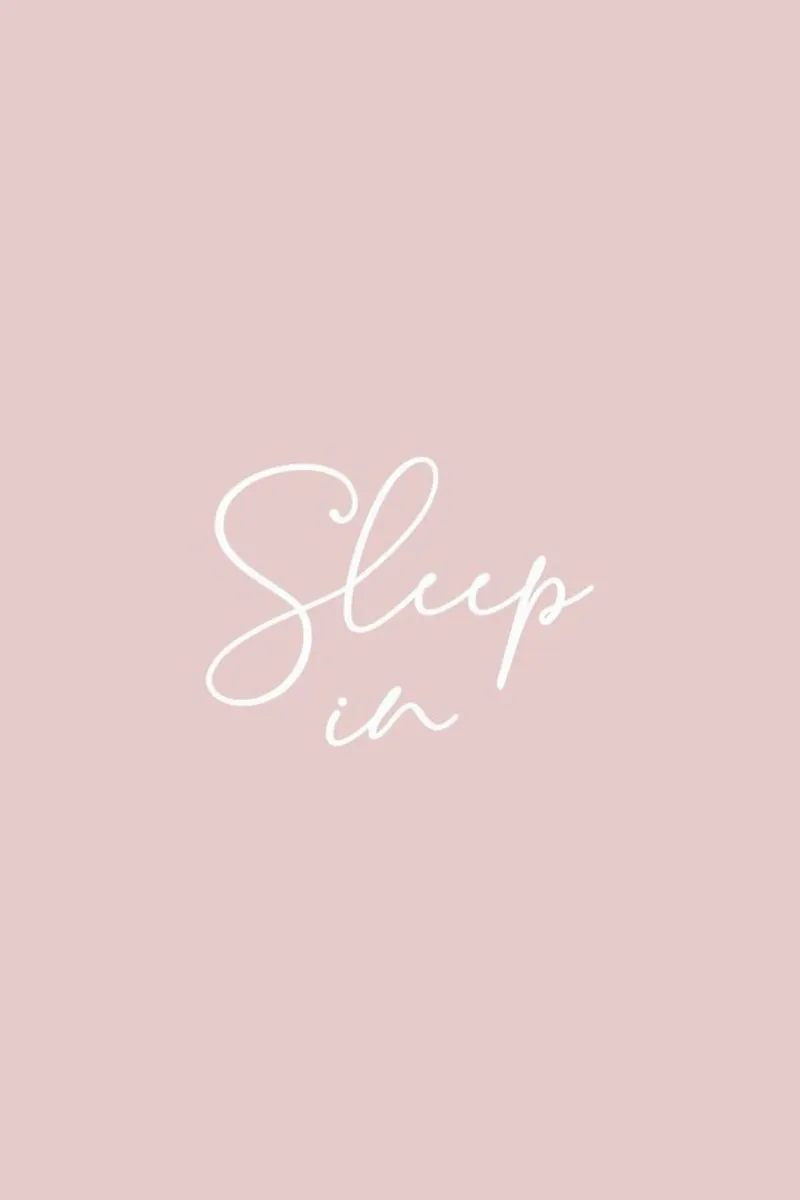 Sleep in - Pink pellicola backlit da Studio One