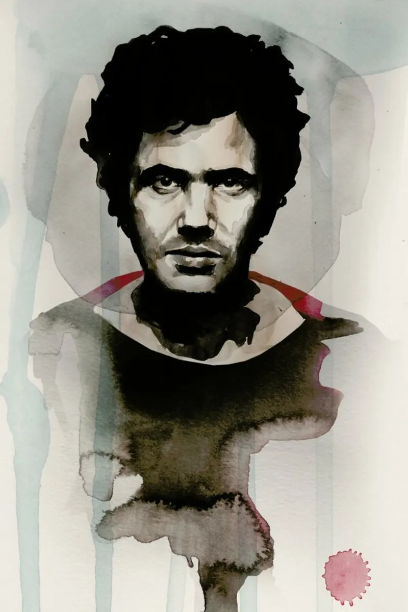Lucio Battisti alluminio dibond da David Diehl
