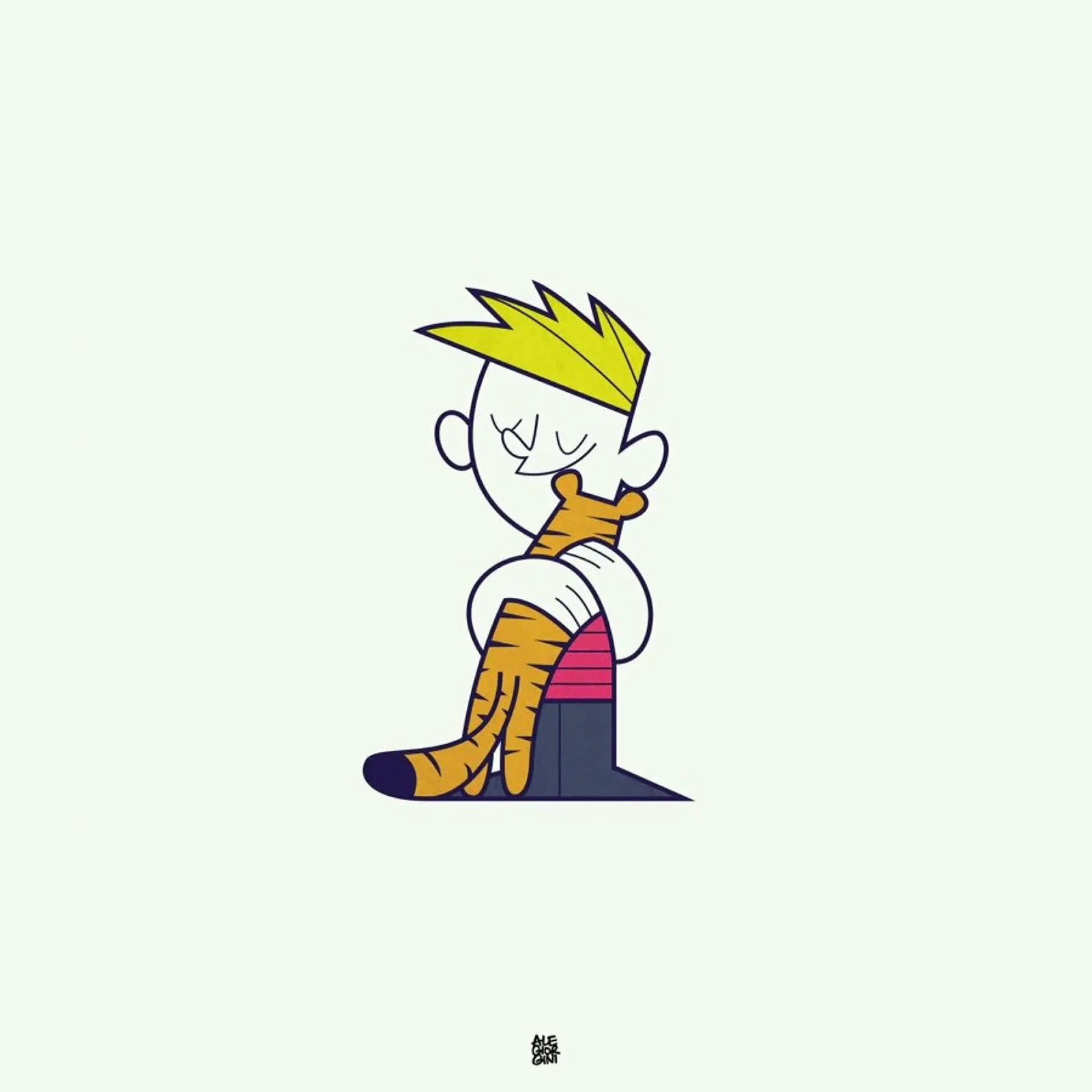 Let's go exploring the world together backlit folie van Ale Giorgini