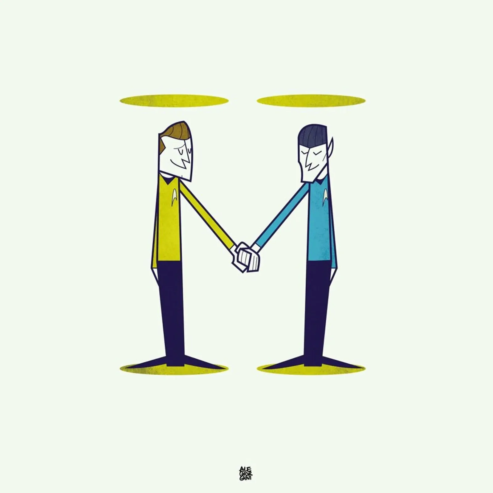 Love, final frontier pellicola backlit da Ale Giorgini