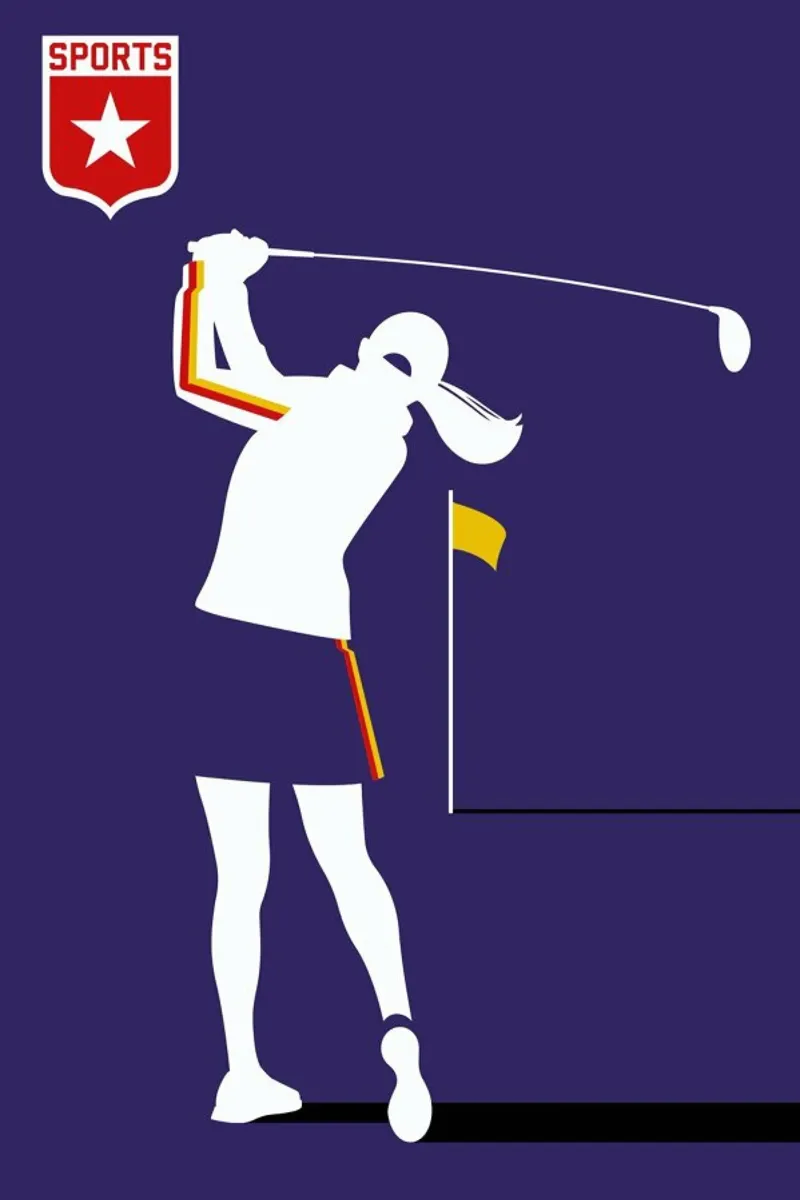 Golfer 2 carta hahnemühle da Bo Lundberg
