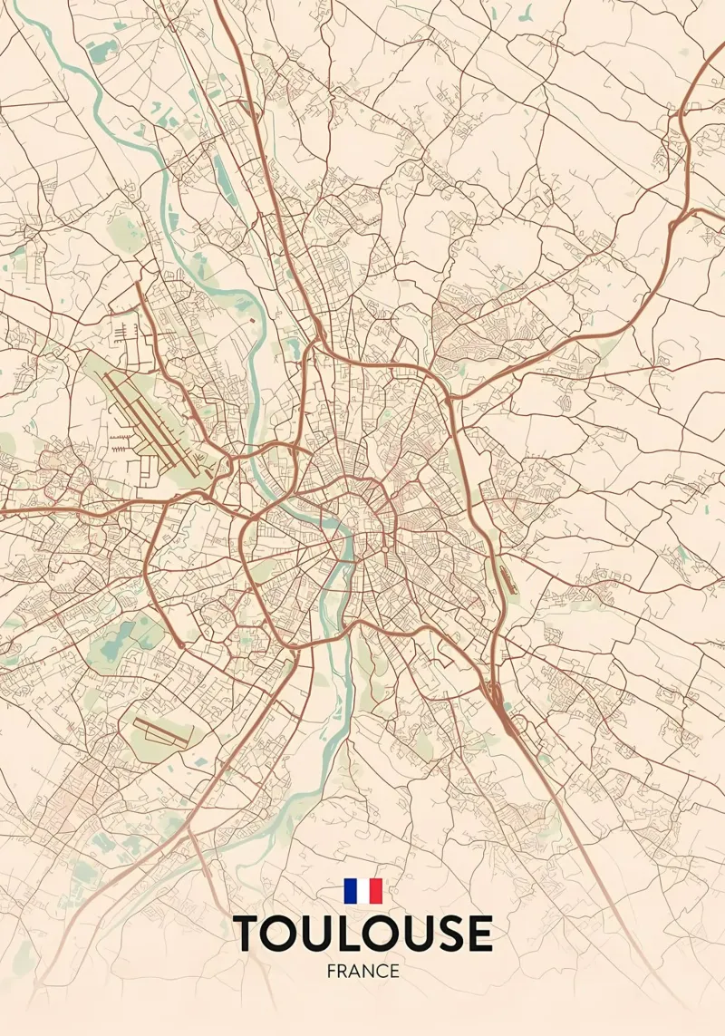Toulouse FR canvas by Jacob W MICKELSON