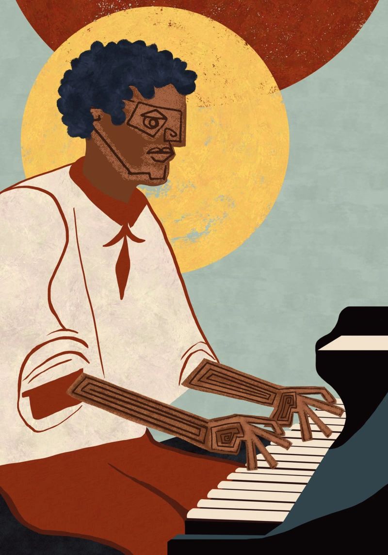LE MUSICIEN VIII poster de Pictufy Sun & Spirit