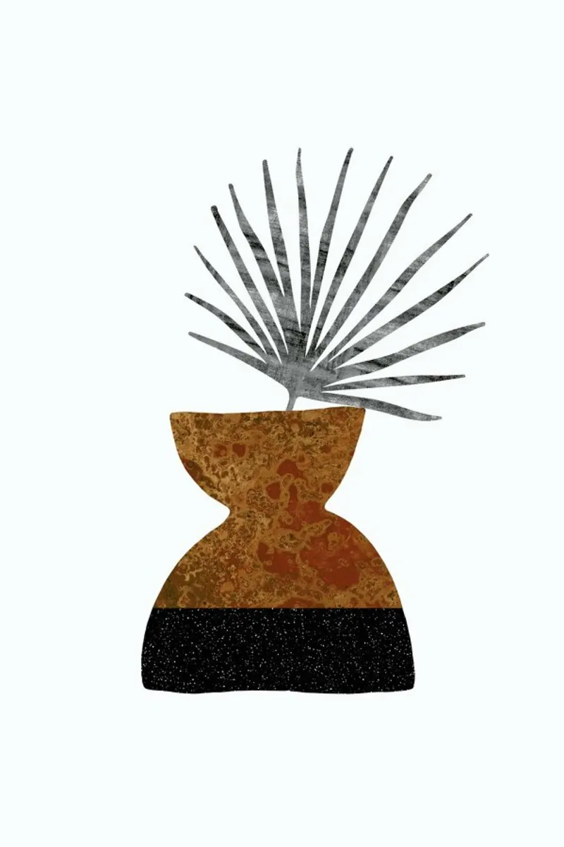 Urban Vases No. 9 poster con telaio in alluminio da typealive