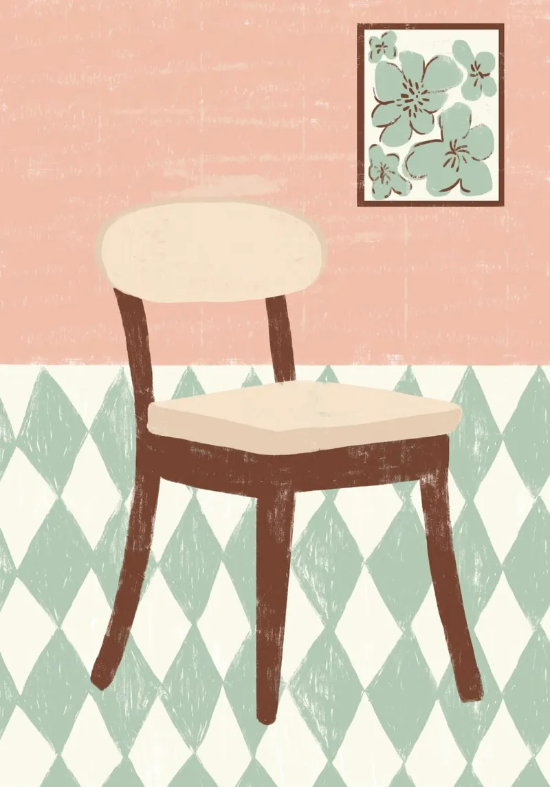 GREEN HARMONIA poster with wooden frame by Pictufy Sun & Spirit