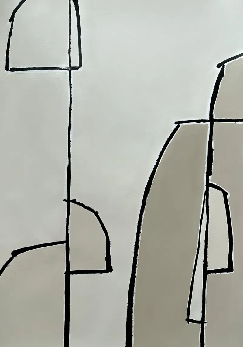 abstract shapes no8 carta hahnemühle da Andrea Reichhart Art