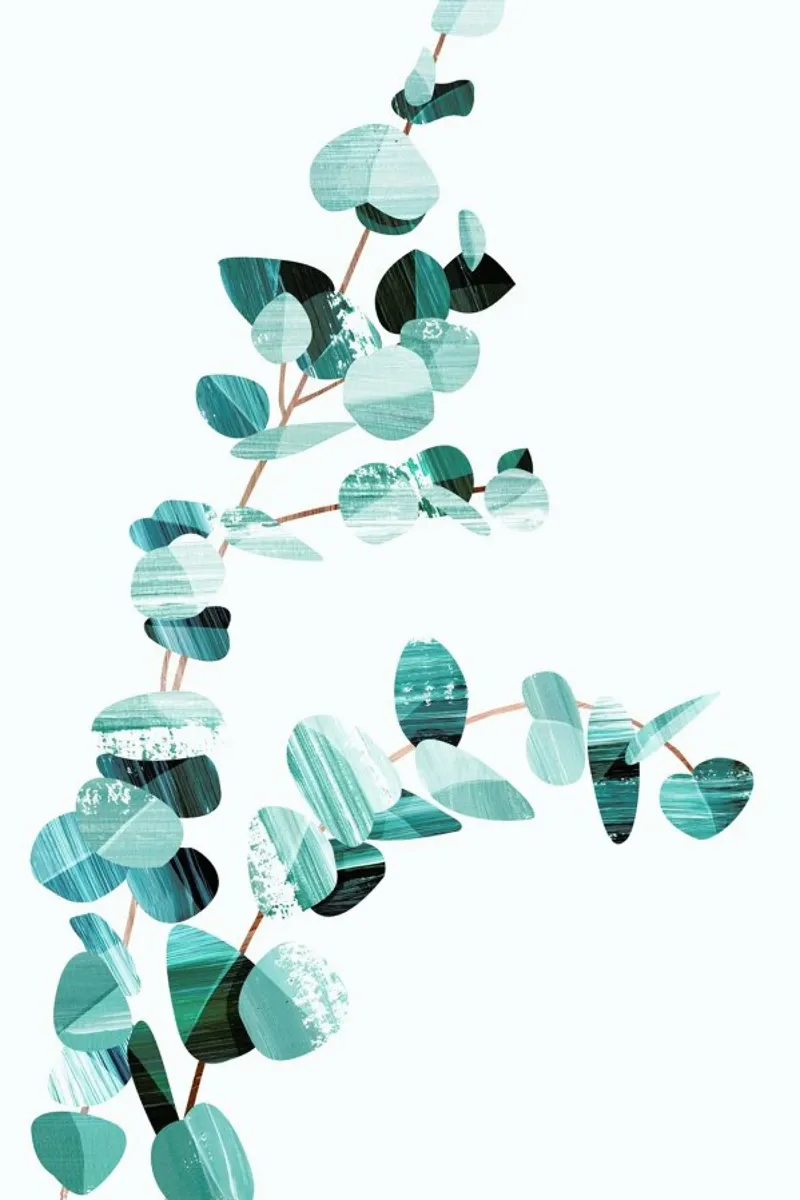 Minty Eucalyptus pellicola backlit da Goed Blauw