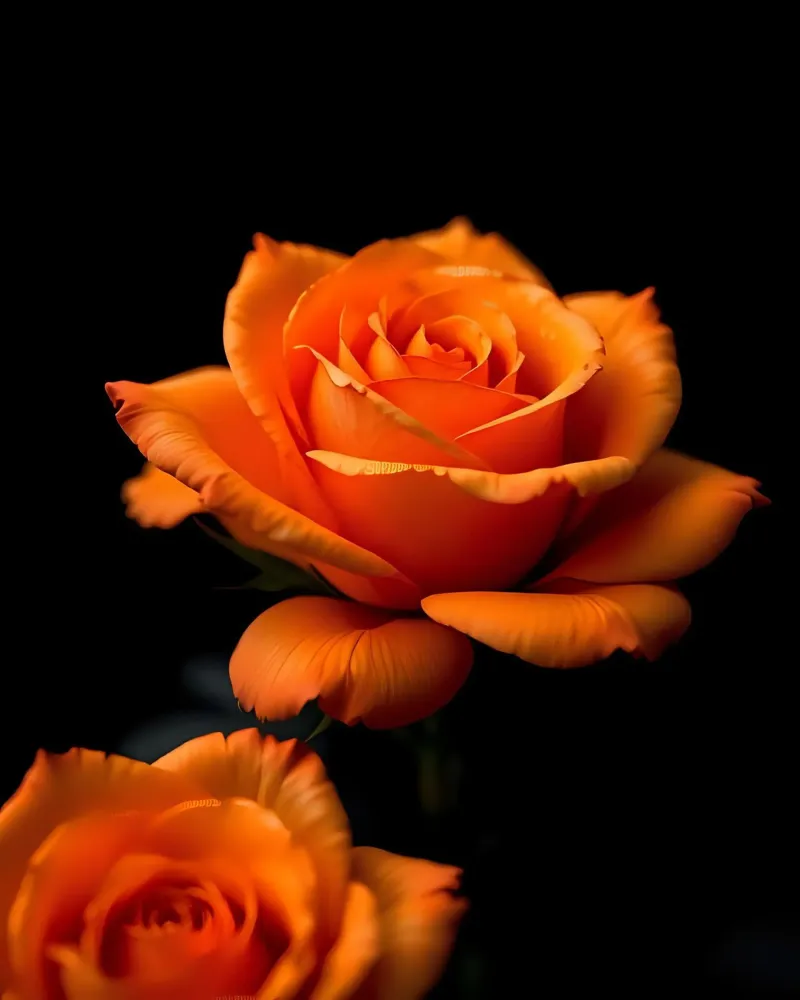 Rosa_arancio_05 pellicola backlit da Farb- und Blütenzauber by LK