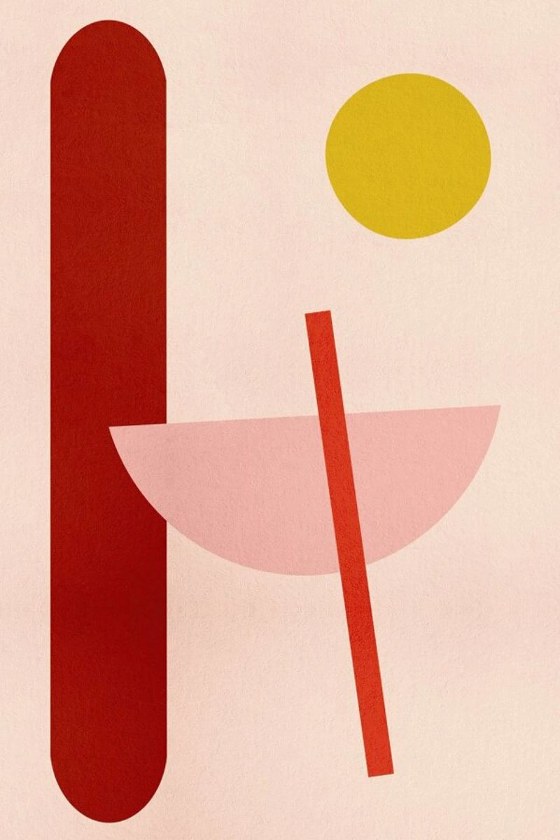 Vertical poster van Pure