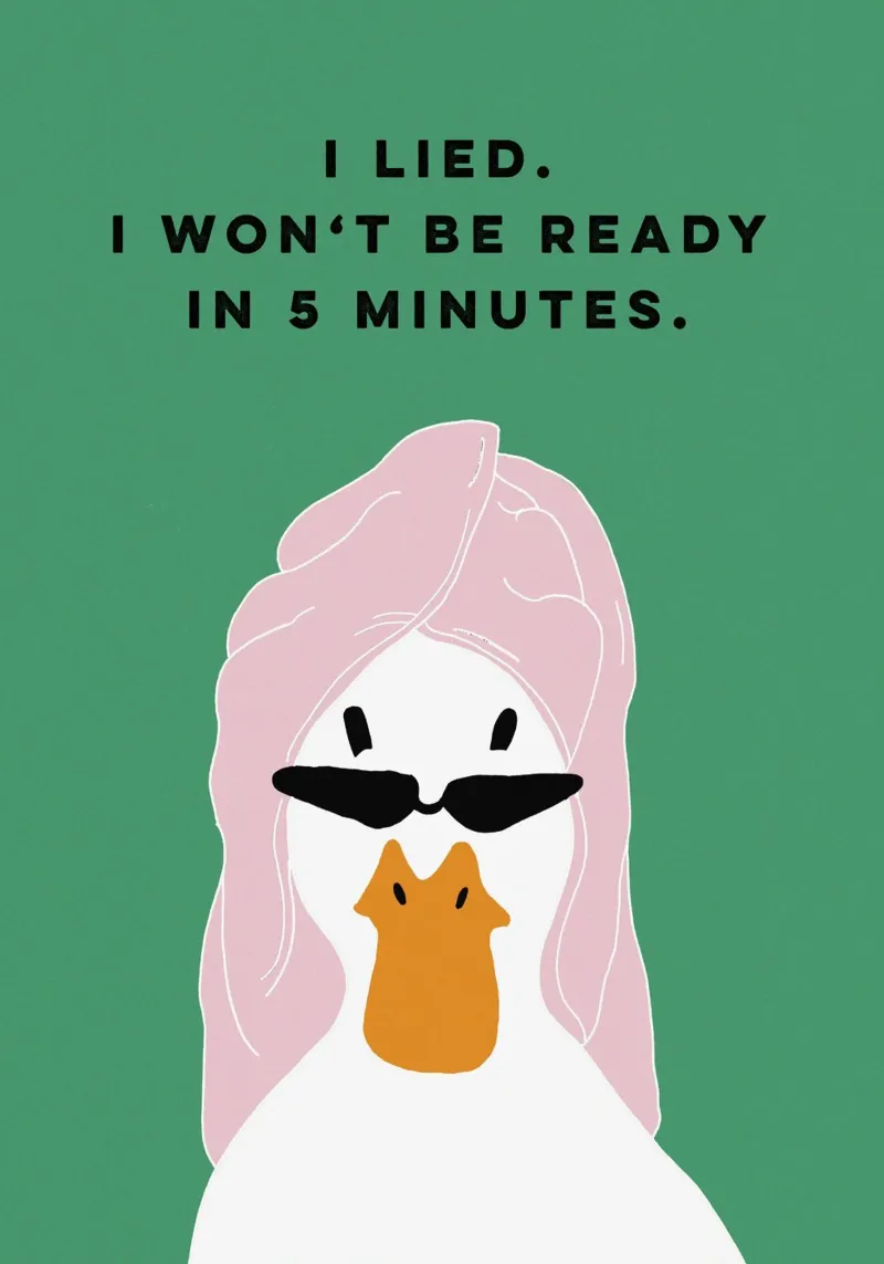 Running late Duck carta hahnemühle da thesoulhugclub