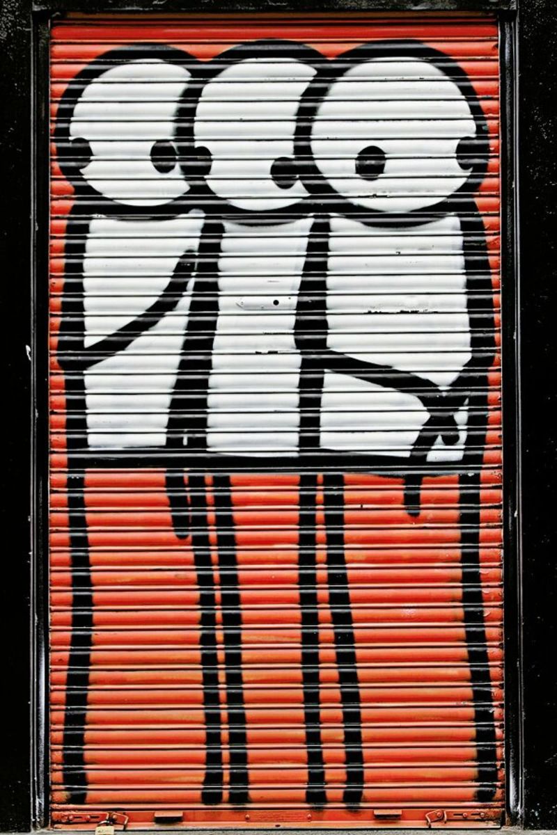 Streetart Rot 2 poster de Sadia