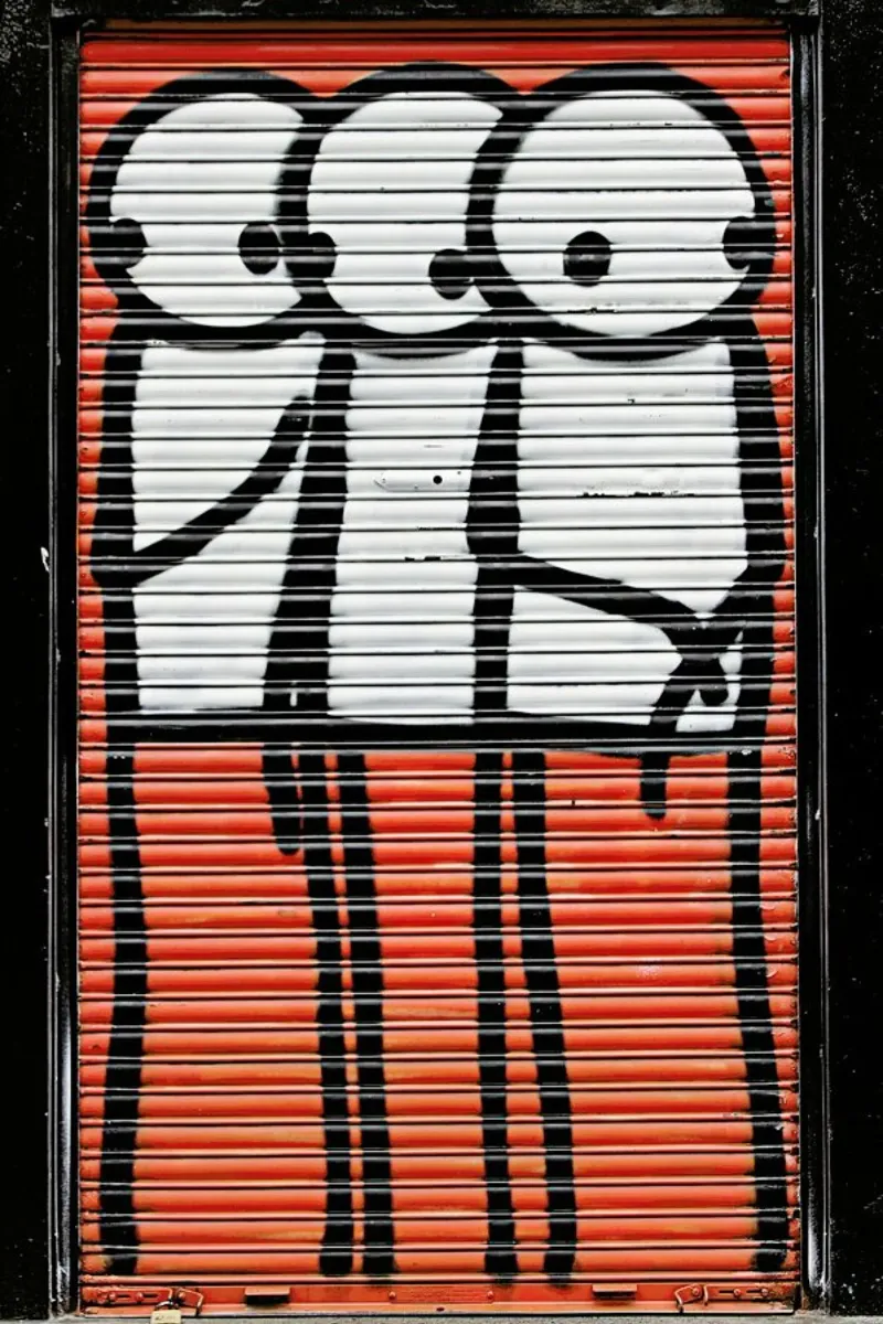 Streetart Rot 2 poster by Sadia