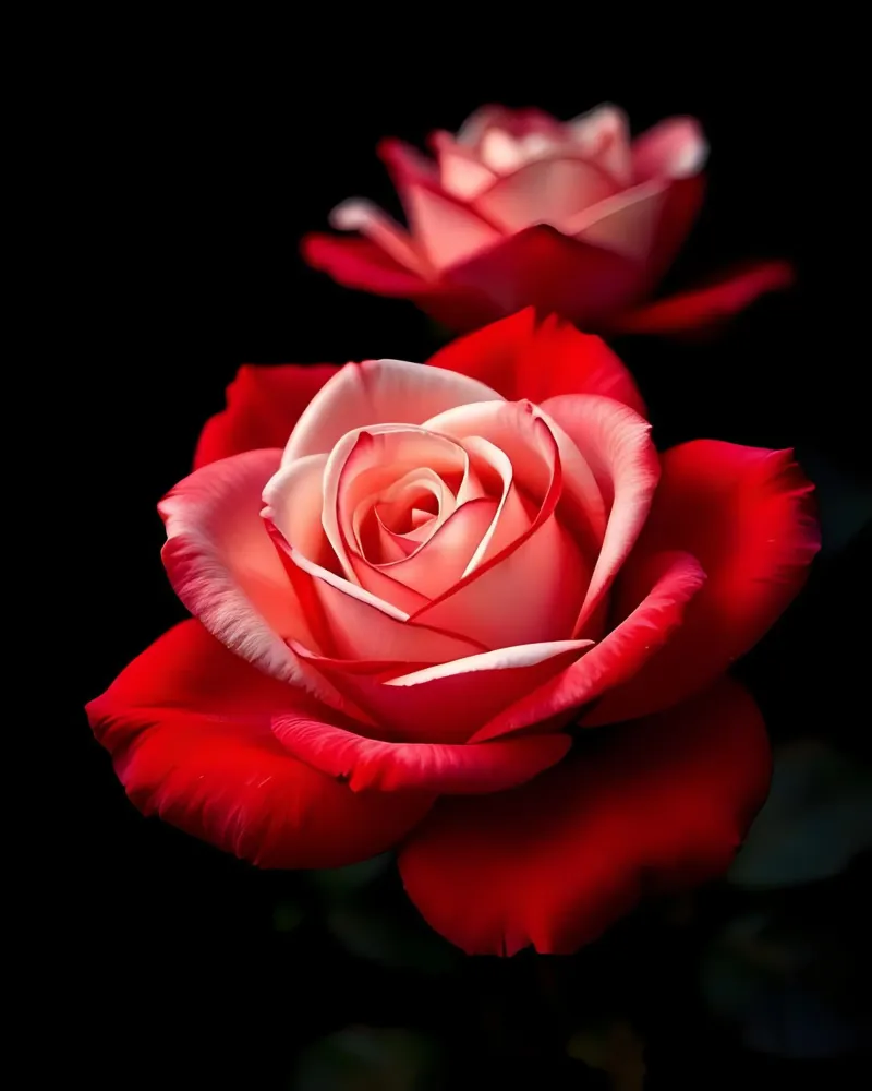 Rosa_rossa_bianca_02 pellicola backlit da Farb- und Blütenzauber by LK