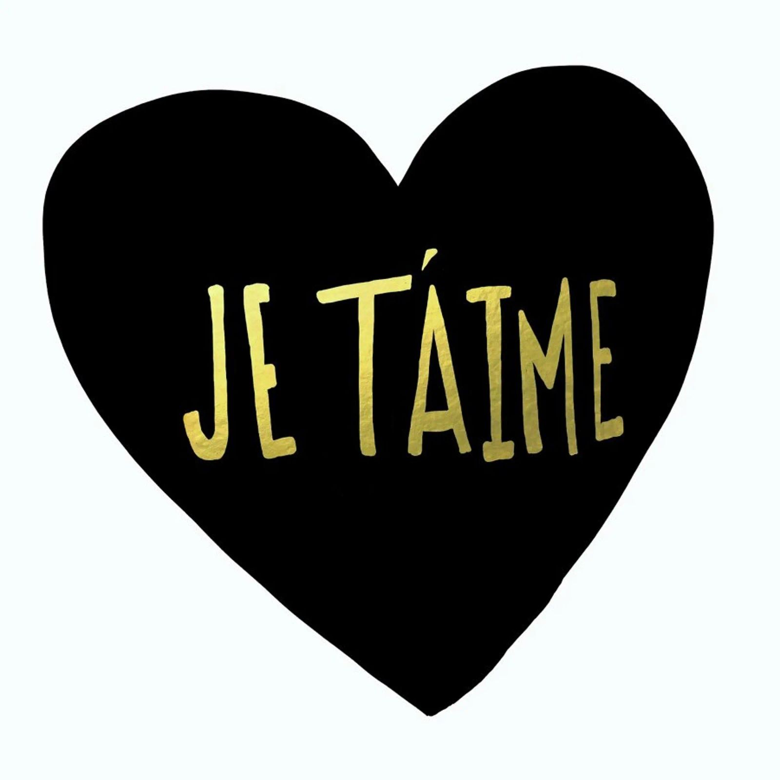Je t'aime poster de Leah Flores