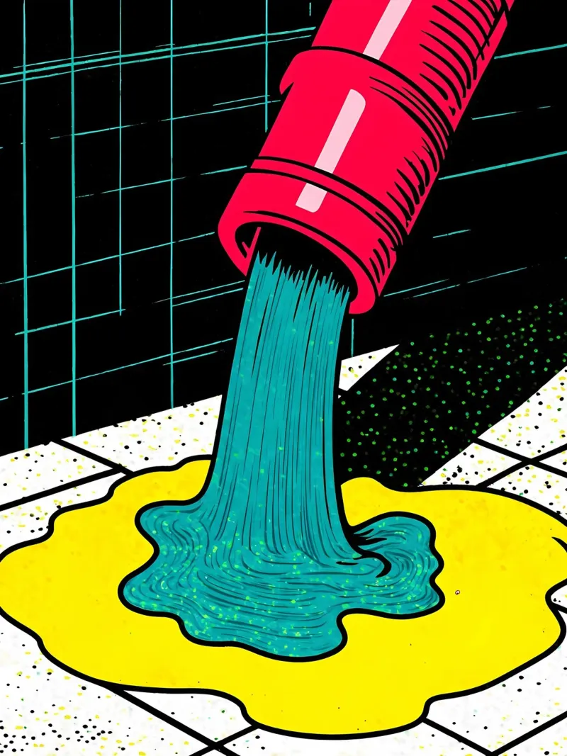 Hormigón fluido - Pop Art lámina retroiluminada de ColorCrash Gallery