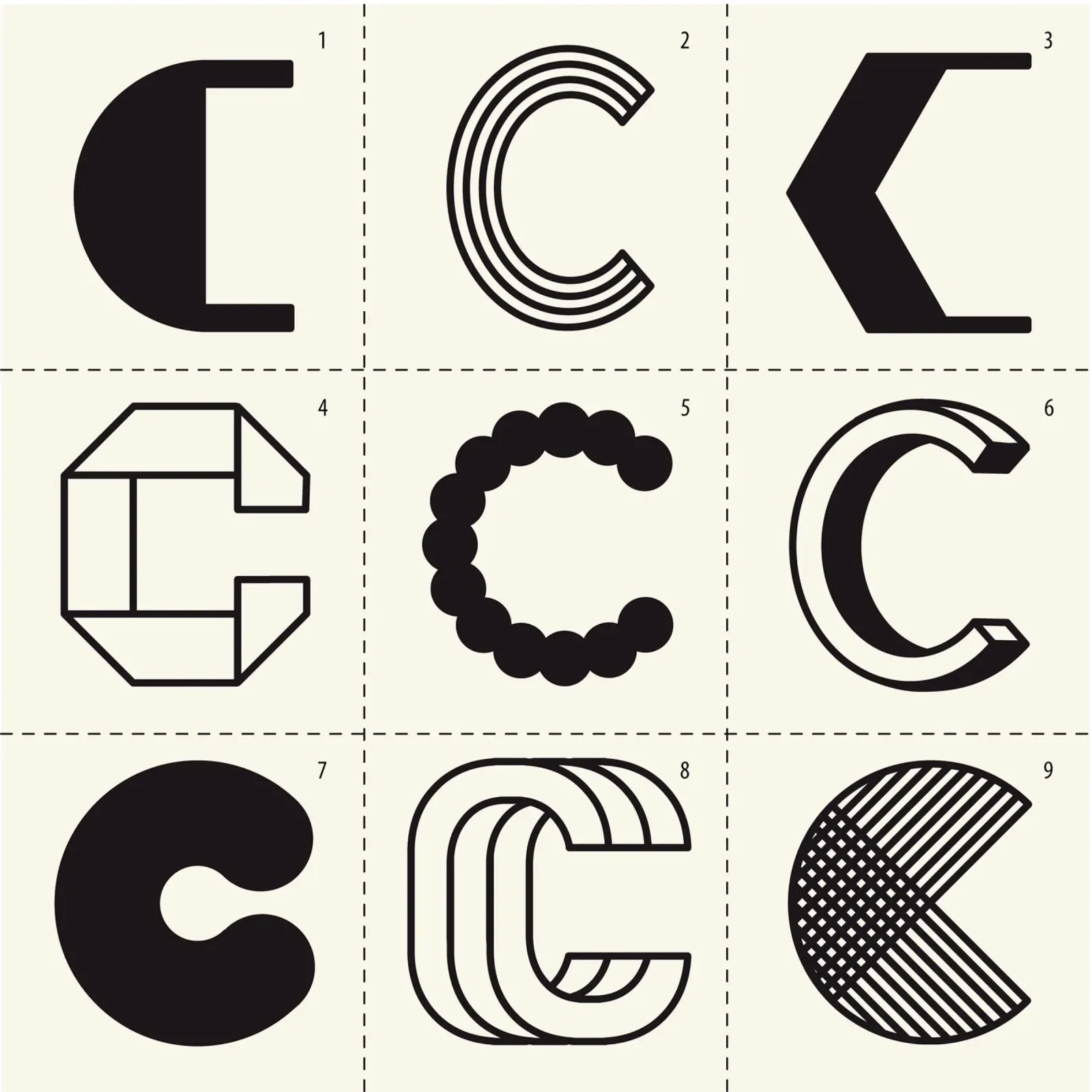 Letter C pellicola backlit da Lidia Blomgren