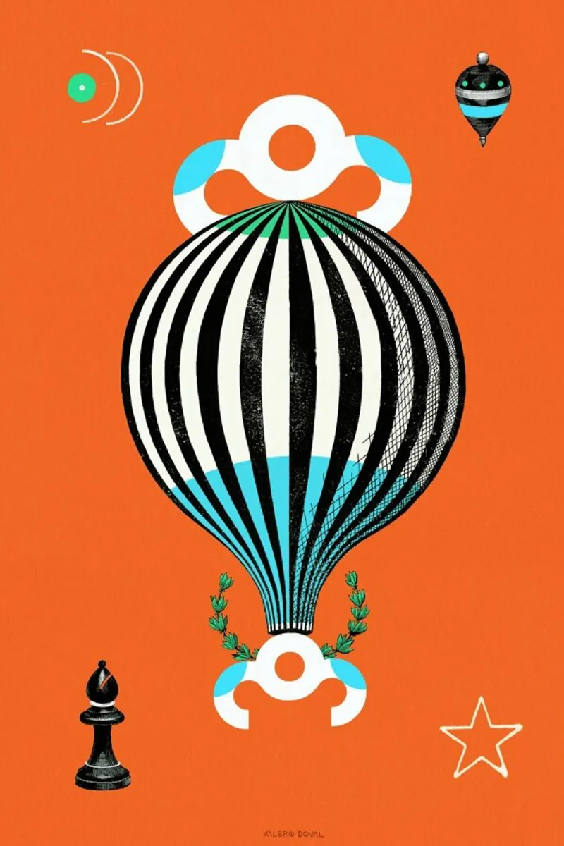 The Traveller Tarot Card poster con telaio in plastica da Kolorama