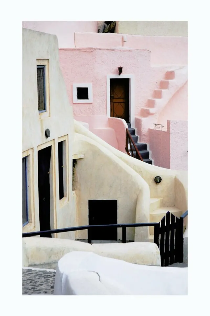 Santorini lienzo de METROPOLIS