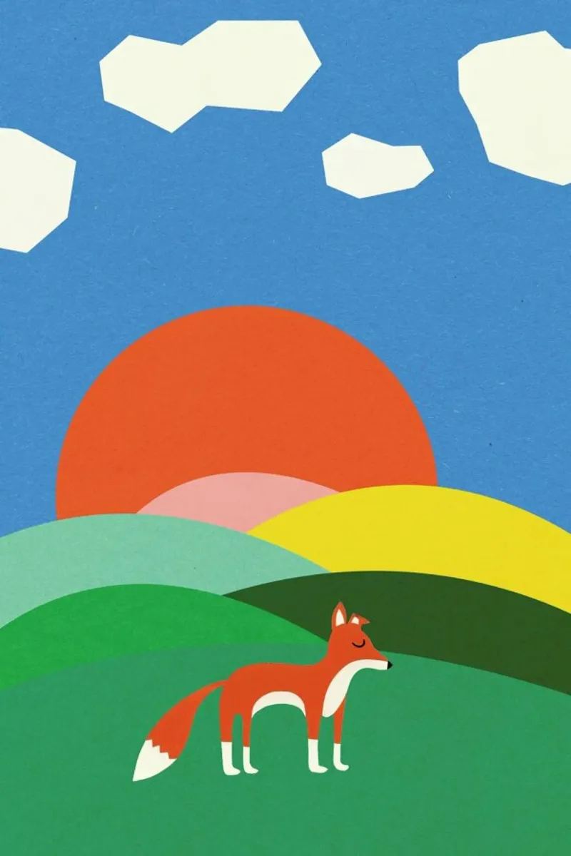 Fox and Field pellicola backlit da Rosi Feist