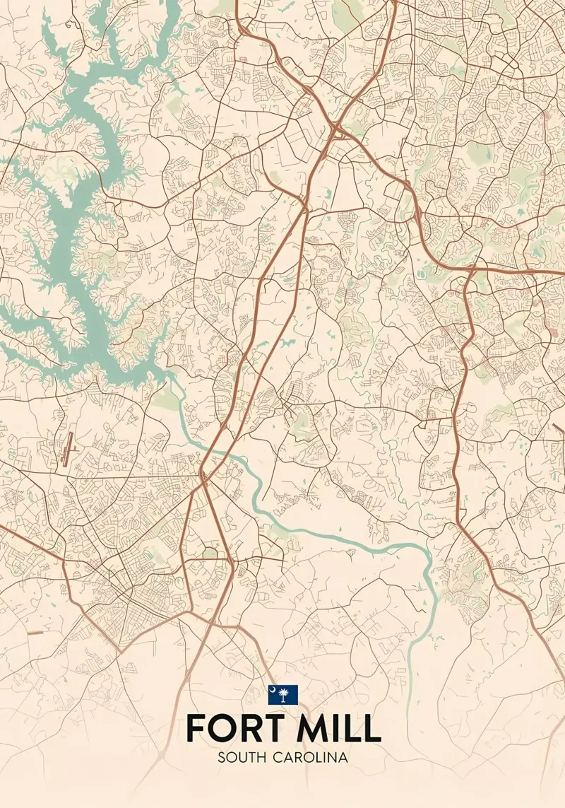 Fort Mill SC alu-dibond by Jacob W MICKELSON