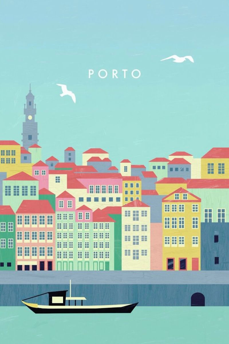 Porto poster de Katinka Reinke