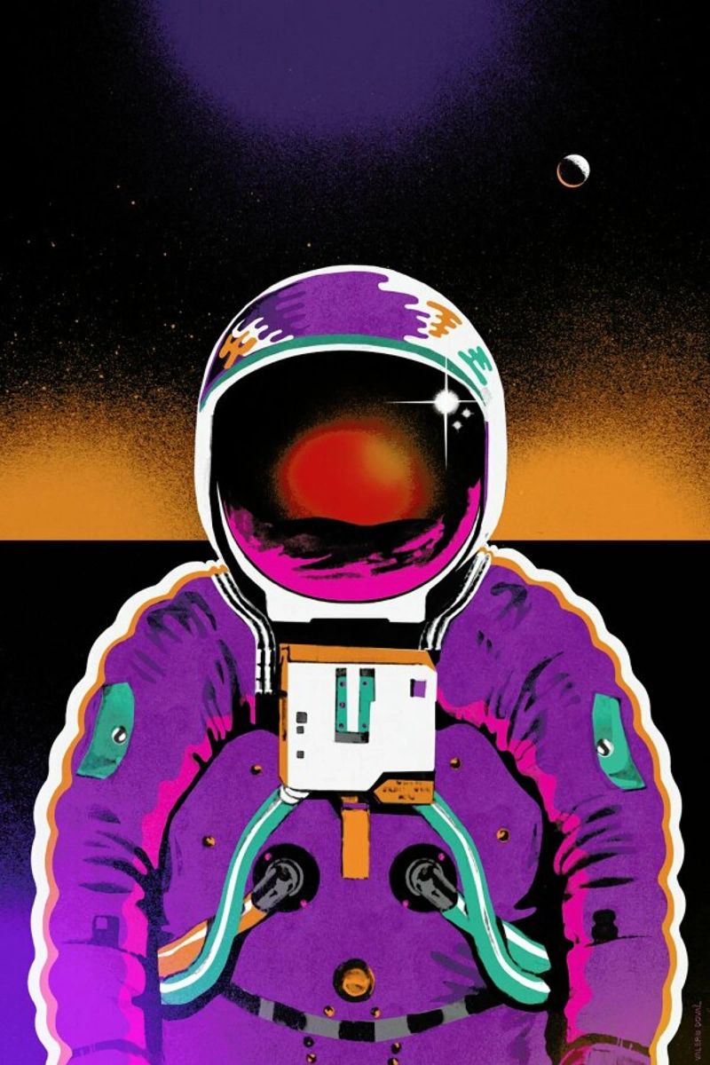 Astronaut carta hahnemühle da Kolorama