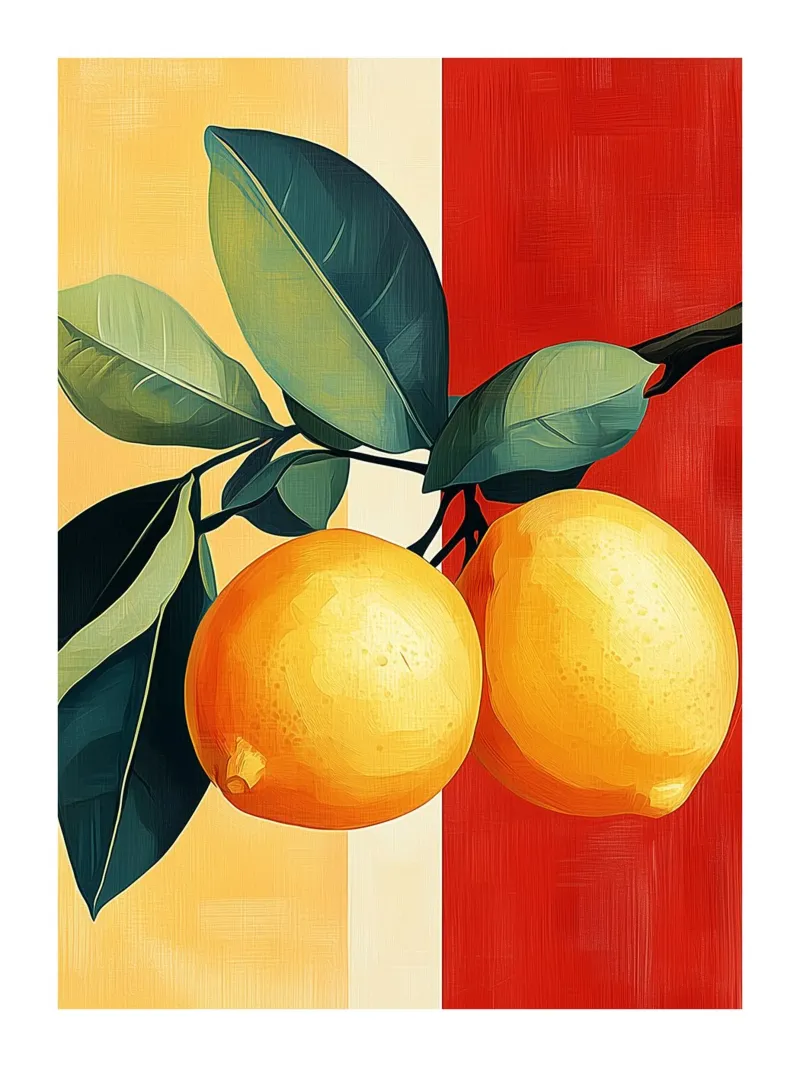 Limoni colorati carta hahnemühle da Spice & Style