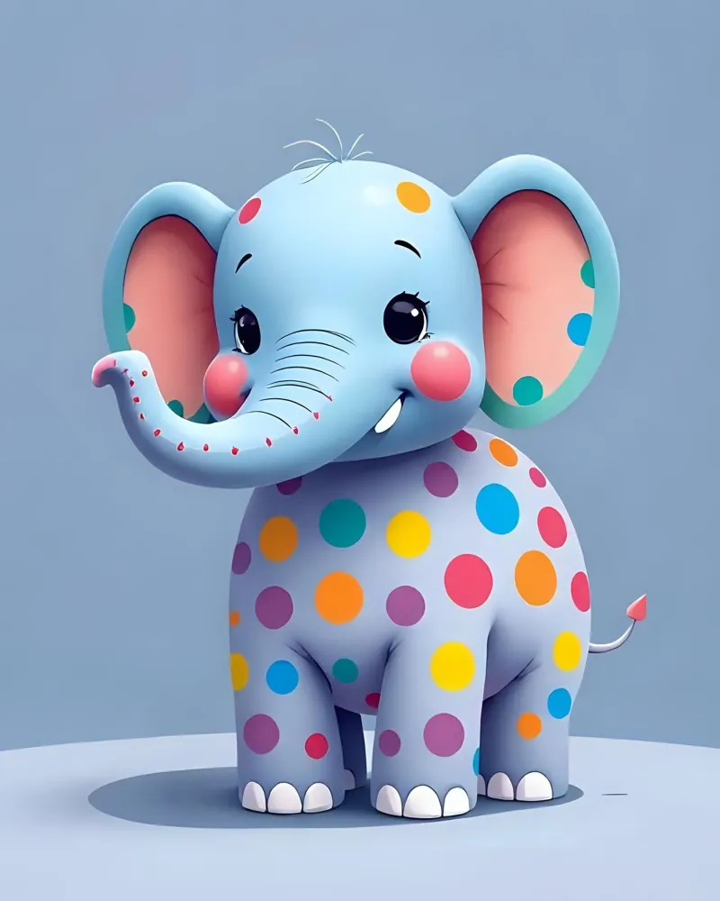Elefante_3 carta hahnemühle da Tierisch bunt by LK