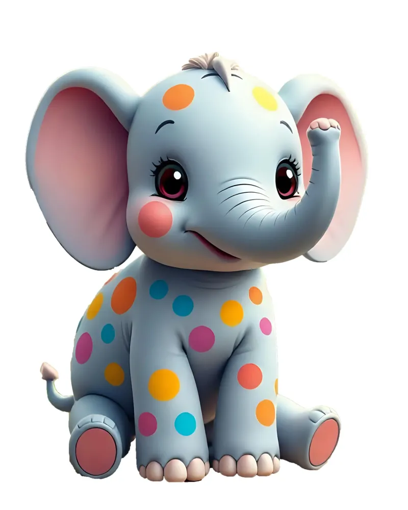 Elephant_5a poster by Tierisch bunt by LK