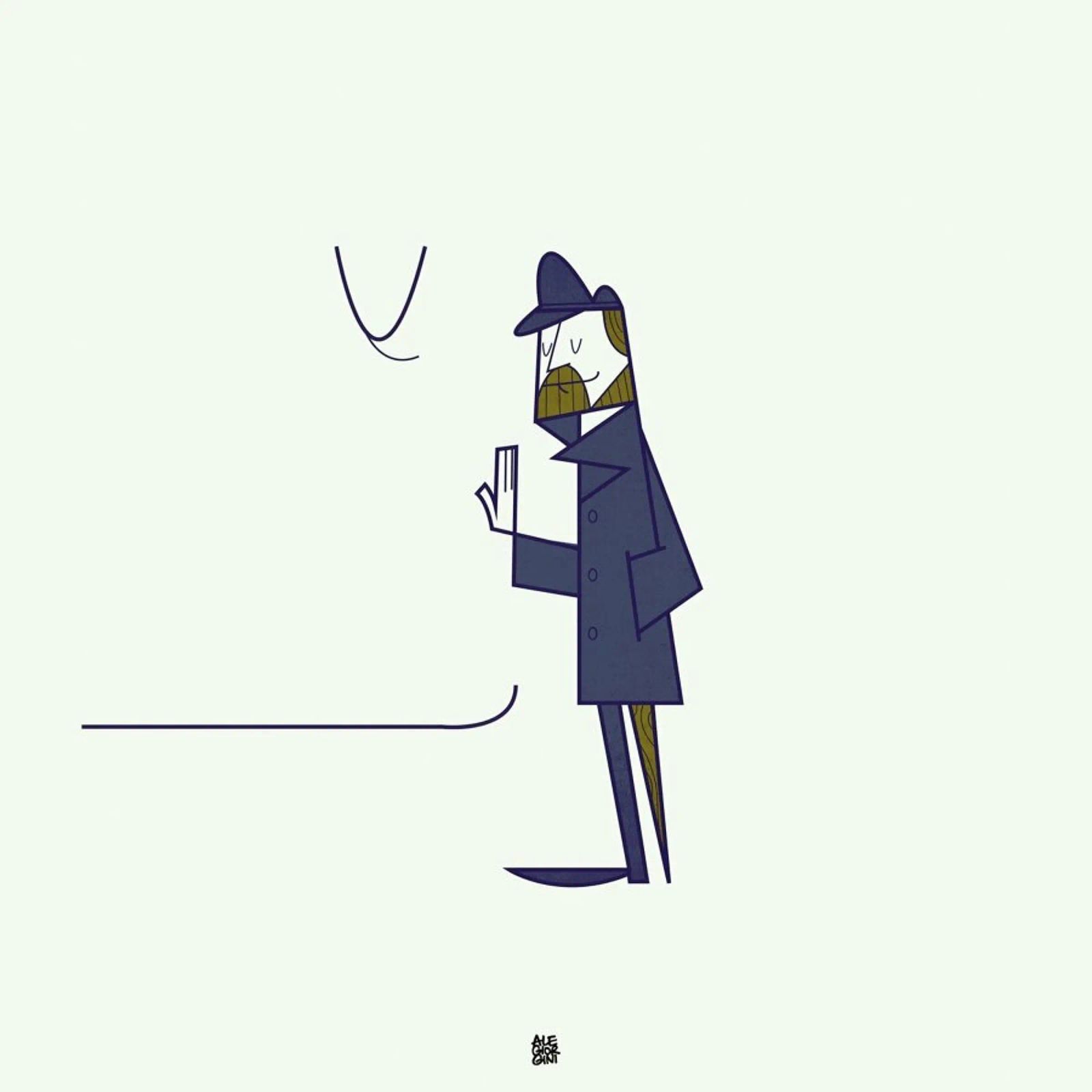 I'm lost in your immensity pellicola backlit da Ale Giorgini